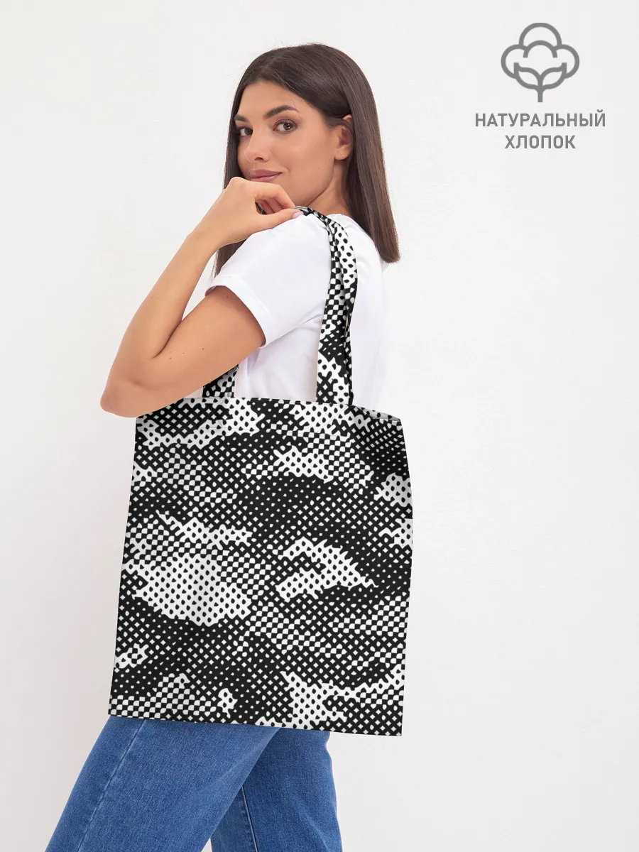 Шоппер база / Черный камуфляж