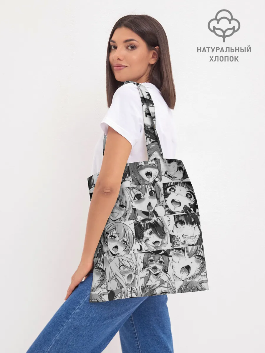 Шоппер база / такое разное АХЕГАО. монохром