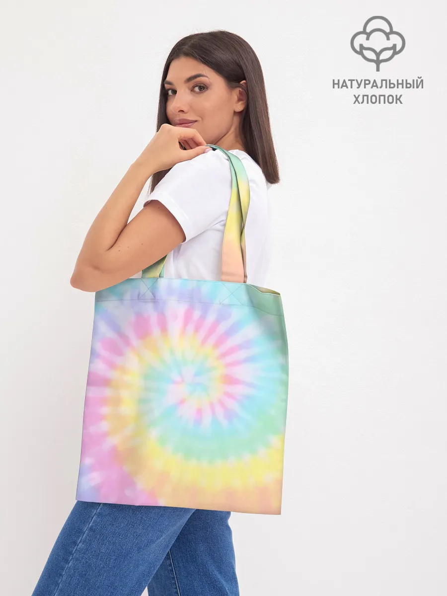 Шоппер база / Pastel Tie Dye