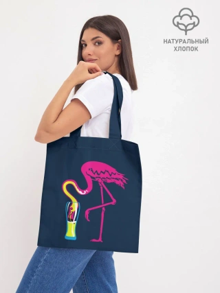 Шоппер база / Кислотный фламинго