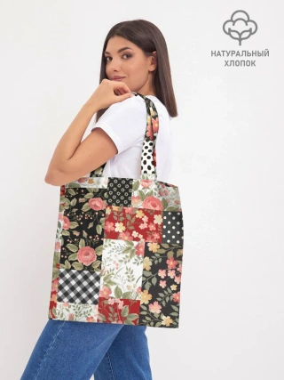 Шоппер база / Лоскутный орнамент