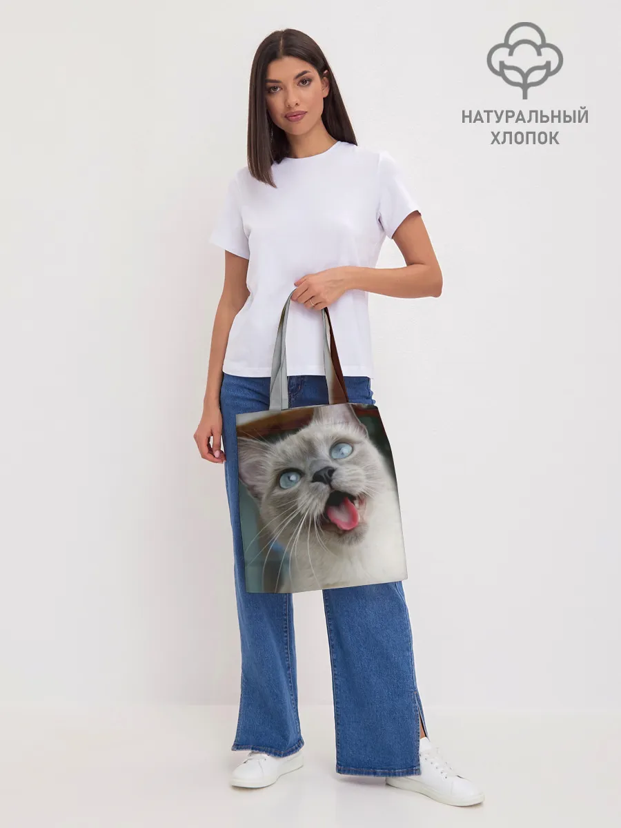 Шоппер база / Сиамский котенок