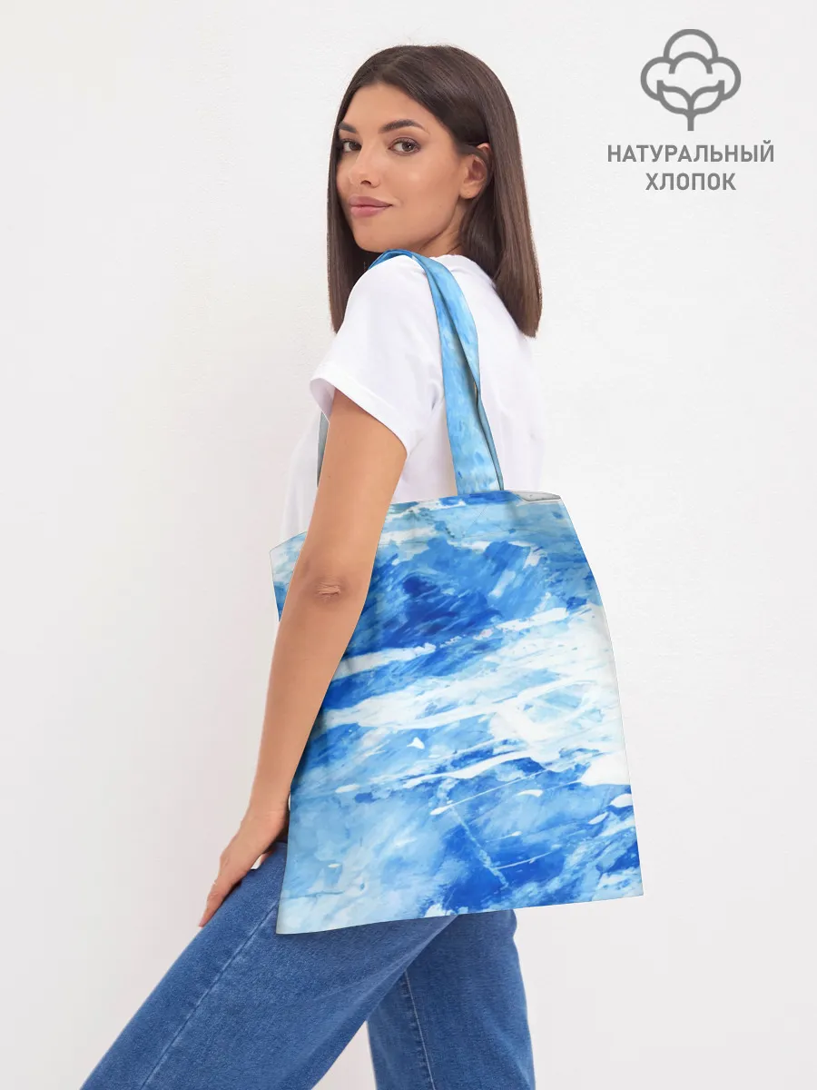 Шоппер база / Вода акварель