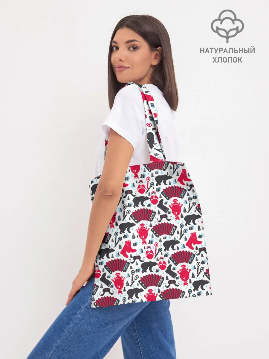 Шоппер база / Русский орнамент