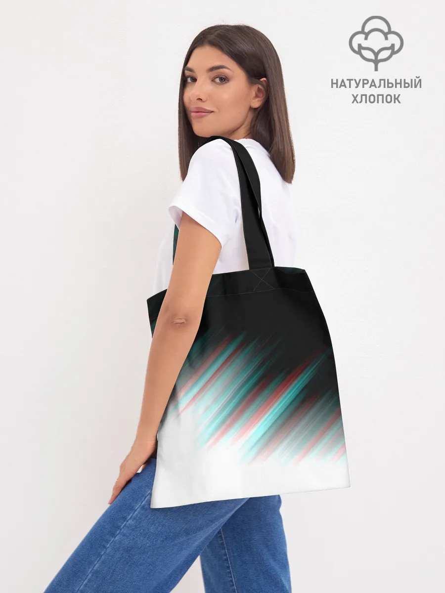 Шоппер база / GLITCH STRIPES