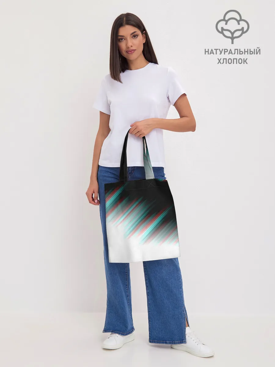 Шоппер база / GLITCH STRIPES