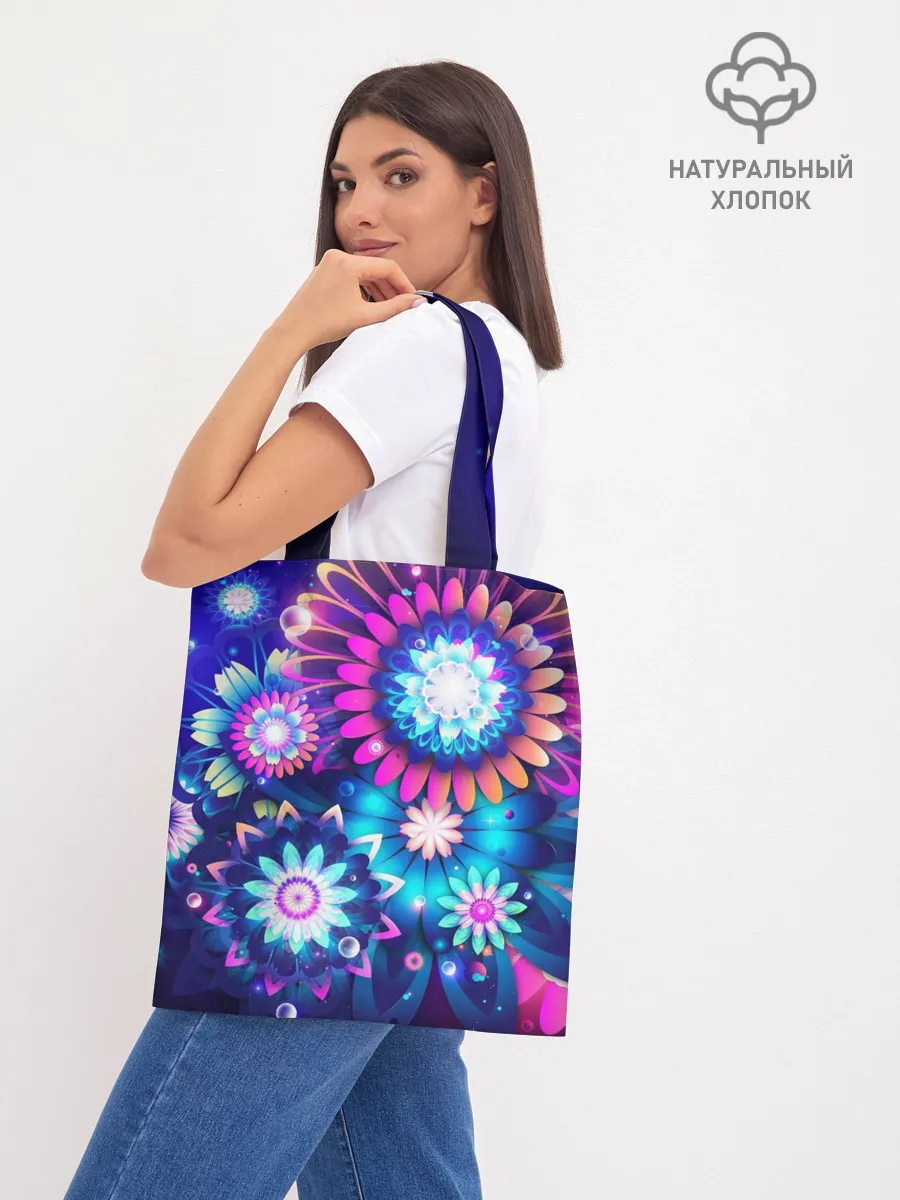 Шоппер база / Неоновые Цветы