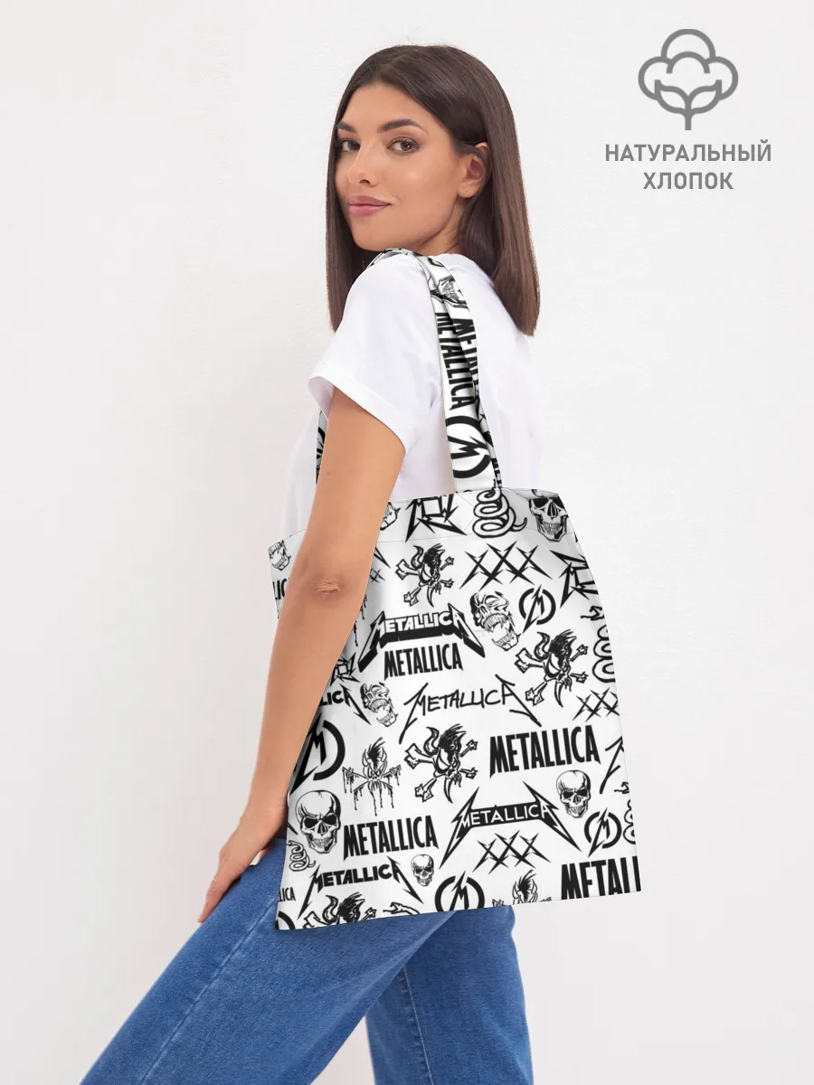 Шоппер база / METALLICA LOGOBOMBING