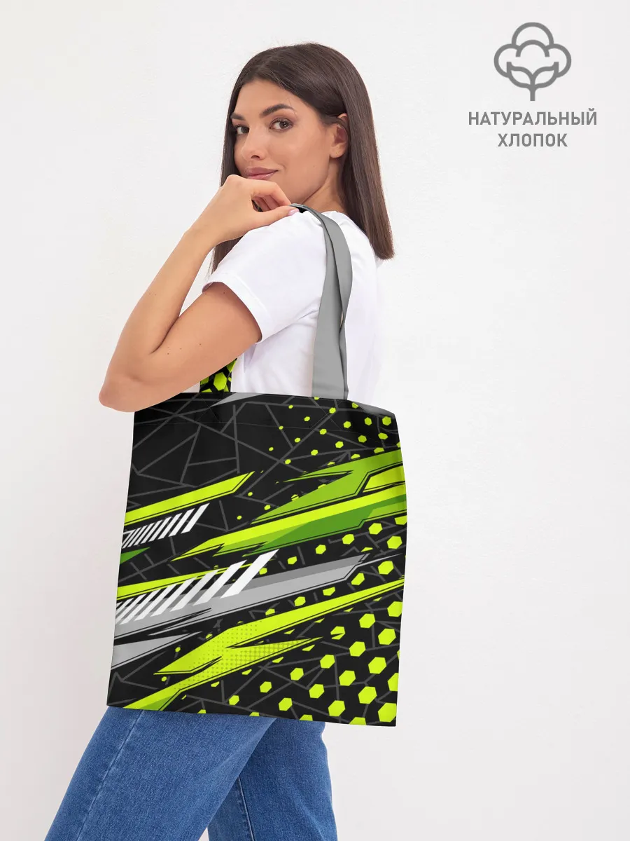 Шоппер база / Black and Green