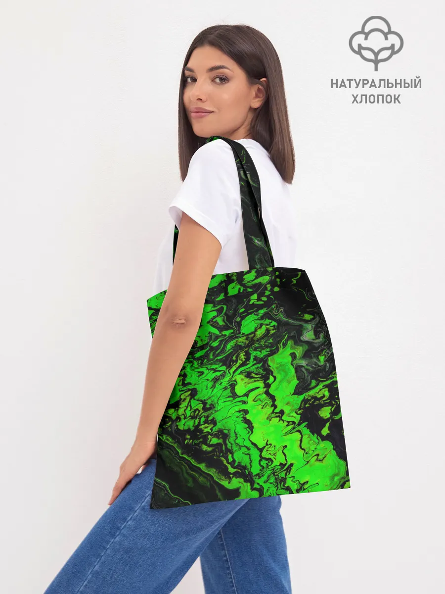 Шоппер база / Тёмные зеленые краски