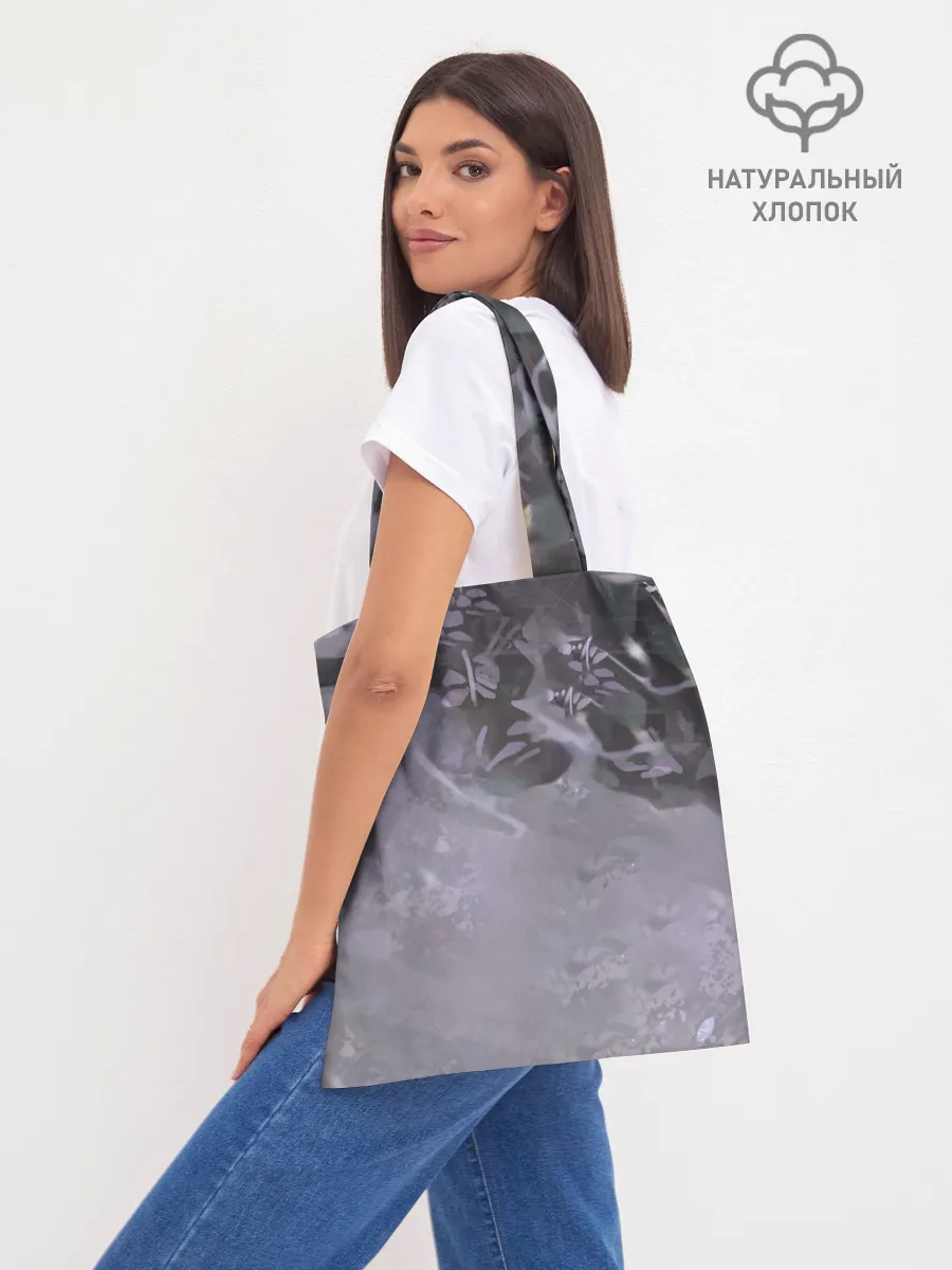 Шоппер база / Ноль два арт серый