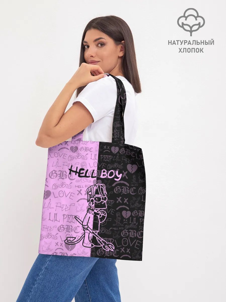 Шоппер база / LIL PEEP HELL BOY