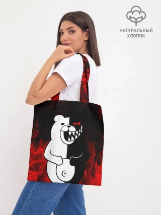 Шоппер база / MONOKUMA В ПЛАМЕНИ / МОНОКУМА