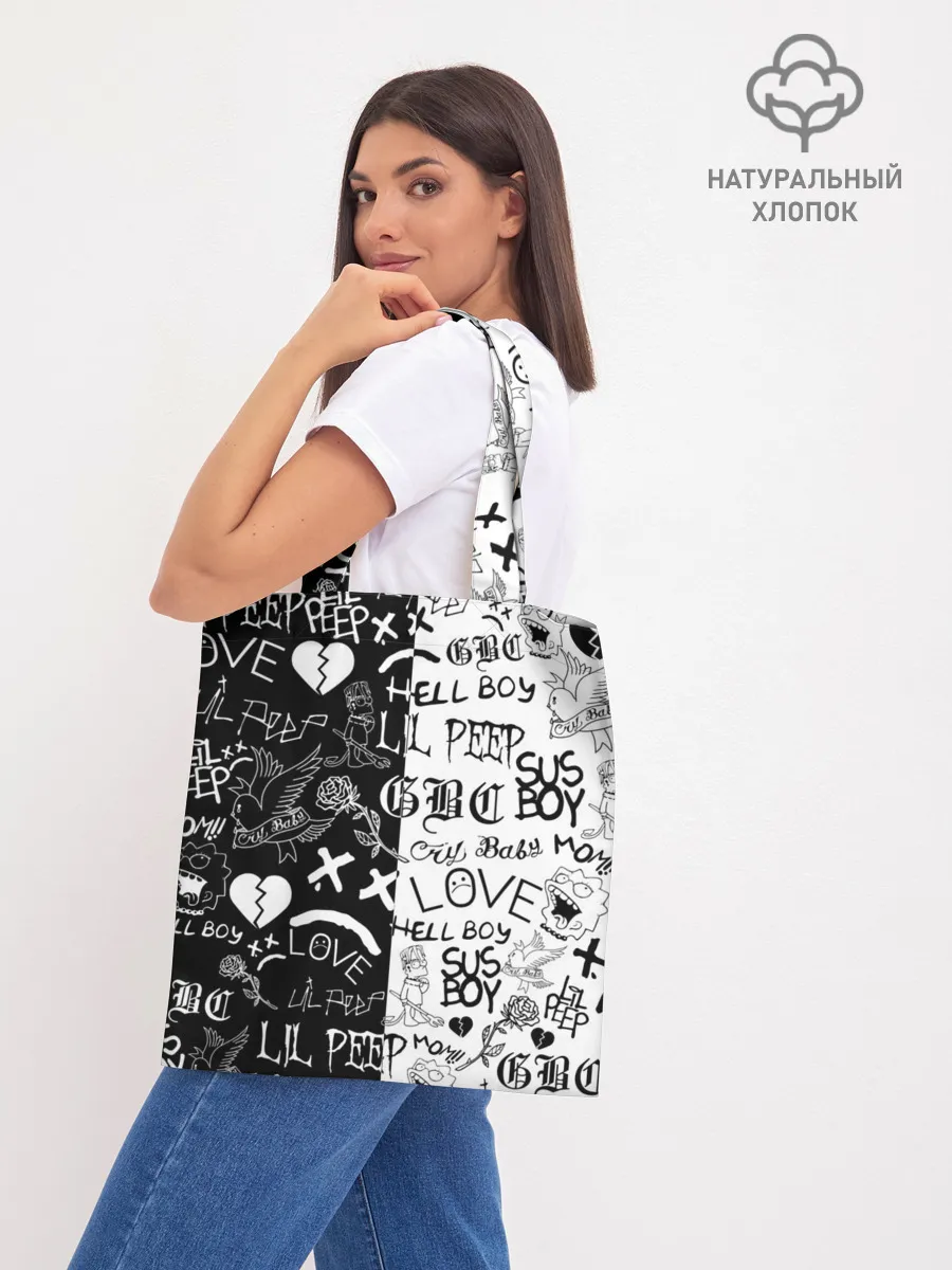 Шоппер база / LIL PEEP LOGOBOMBING | ЛИЛ ПИП