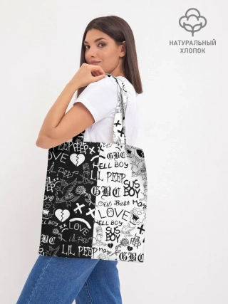 Шоппер база / LIL PEEP LOGOBOMBING | ЛИЛ ПИП