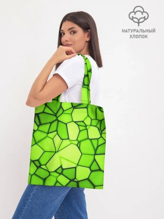 Шоппер база / Зеленая мозаика