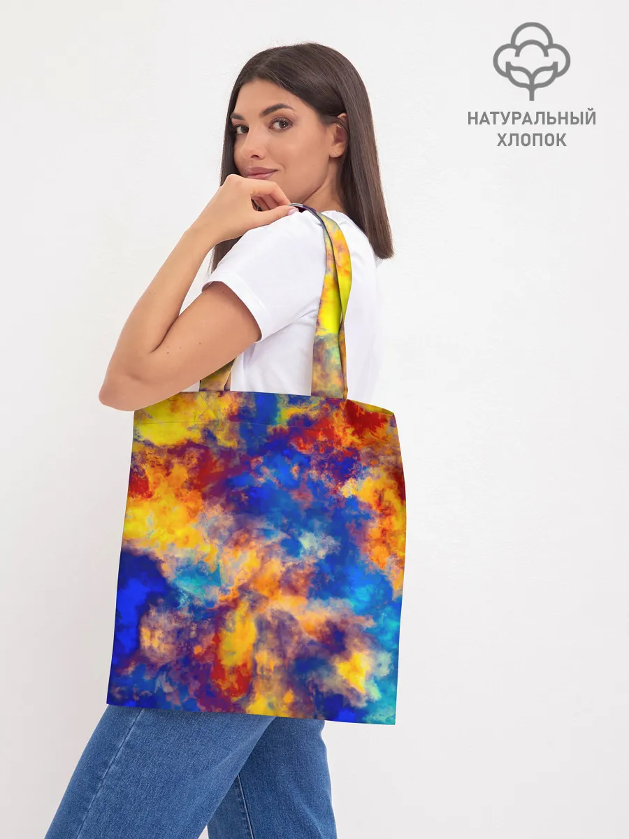 Шоппер база / Огненно-синий полутон