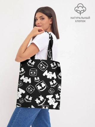 Шоппер база / Marshmello ЧБ