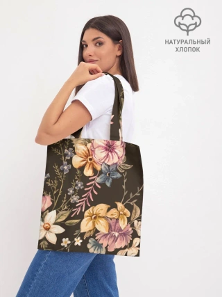 Шоппер база / цветы