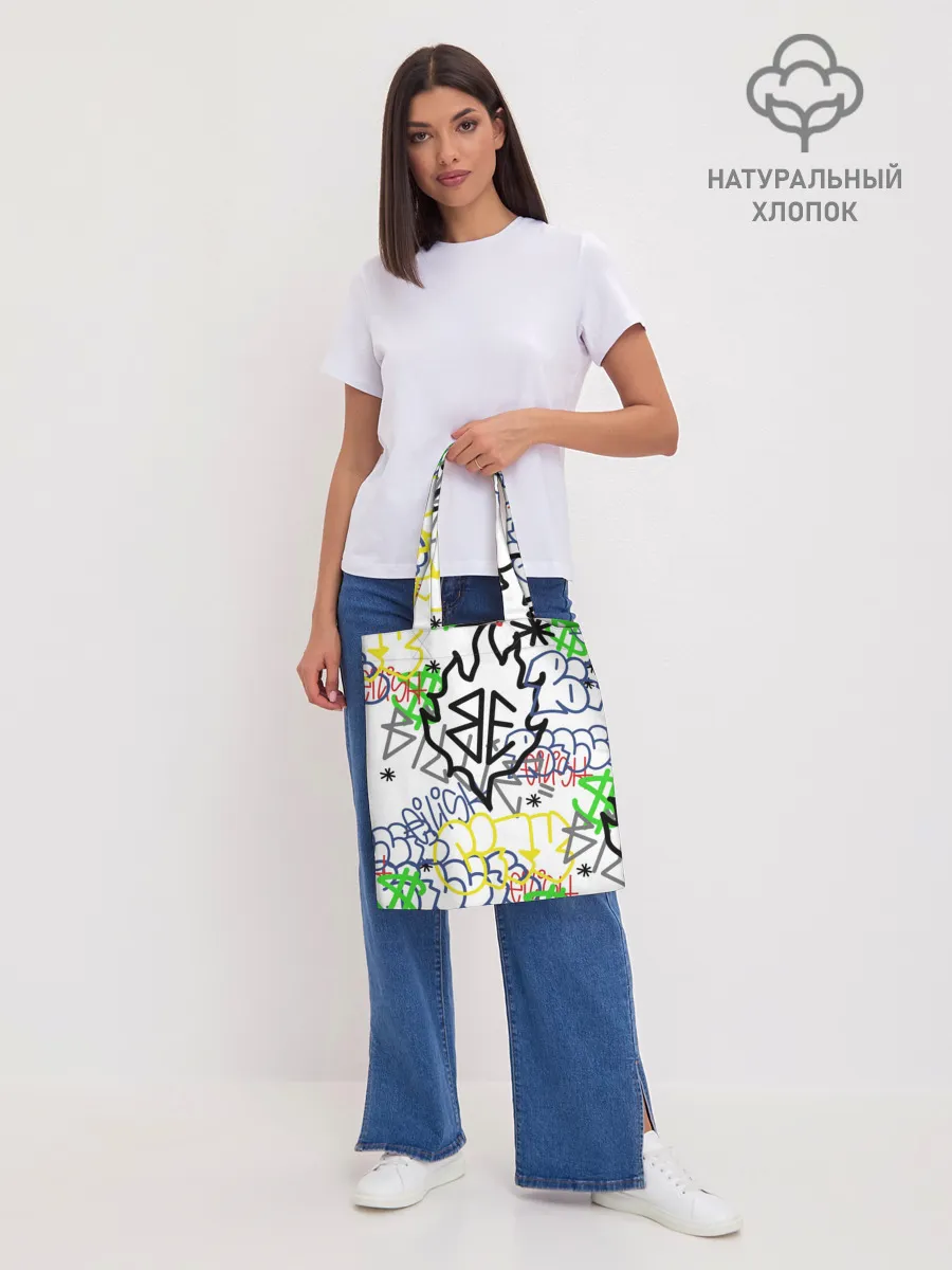 Шоппер база / BILLIE EILISH GRAFFITI