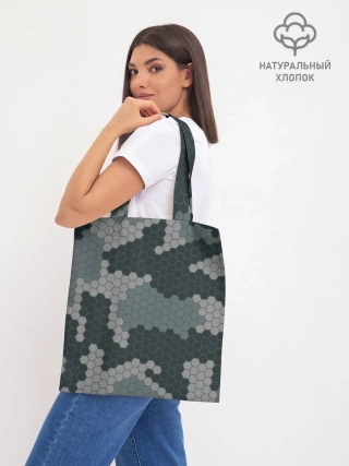 Шоппер база / КАМУФЛЯЖ СОТЫ