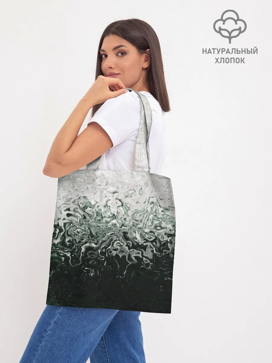 Шоппер база / Разводы жидкость абстракция