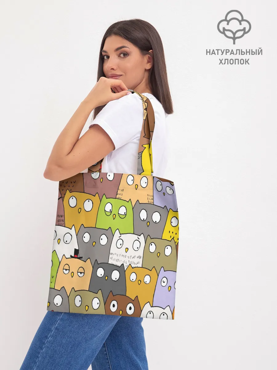 Шоппер база / СОВЫ КОТИКИ