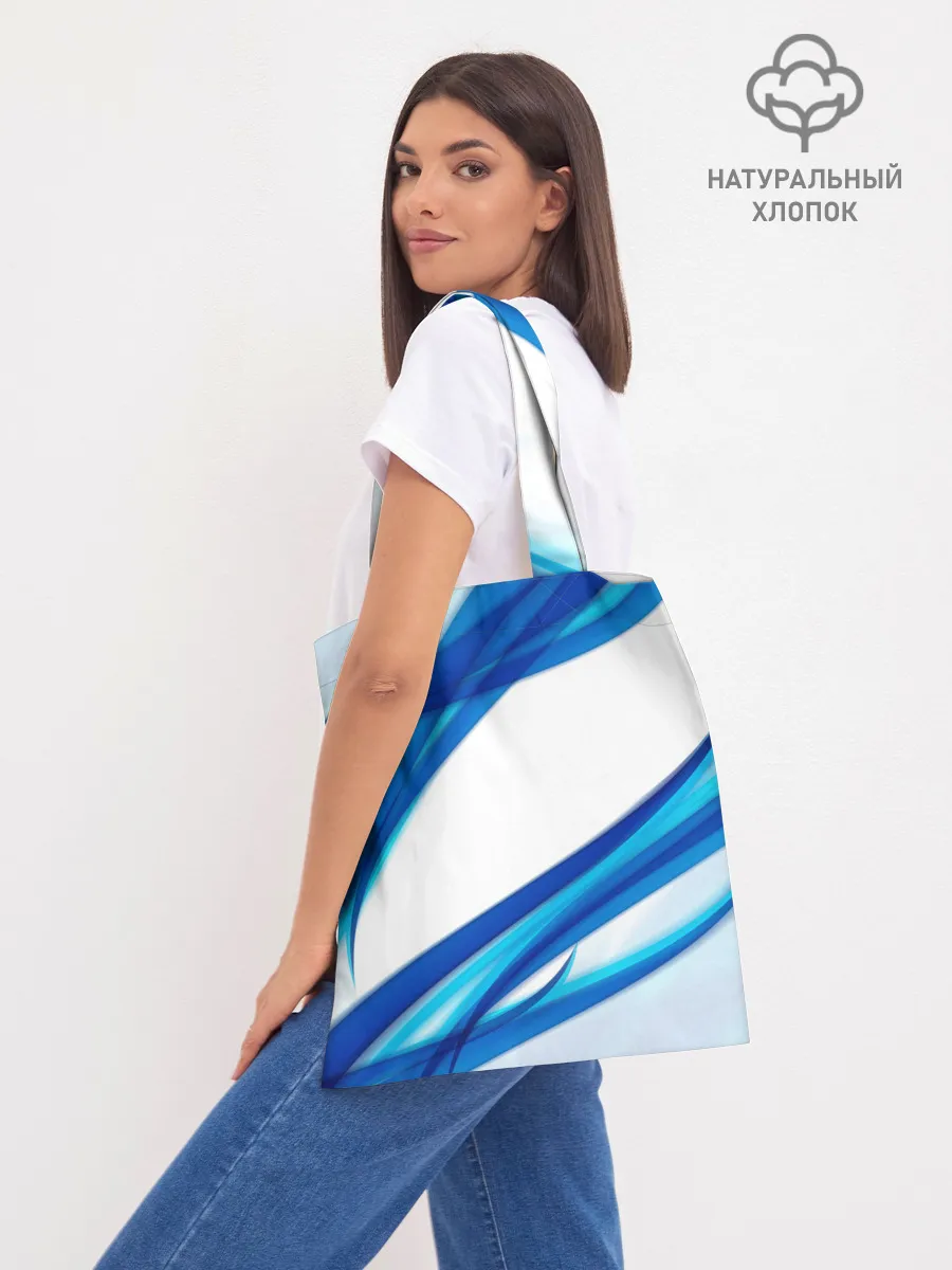 Шоппер база / STRIPES BLUE