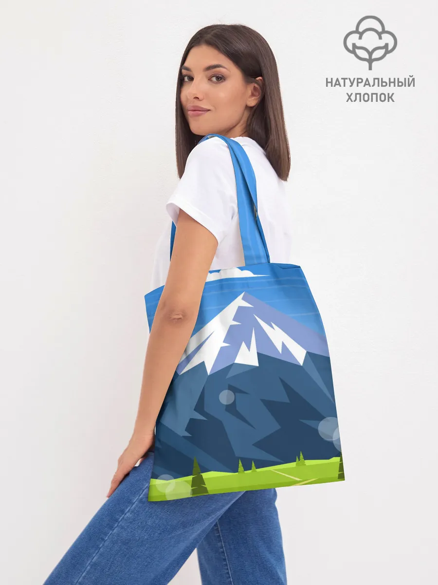 Шоппер база / Горы пейзаж природа вектор