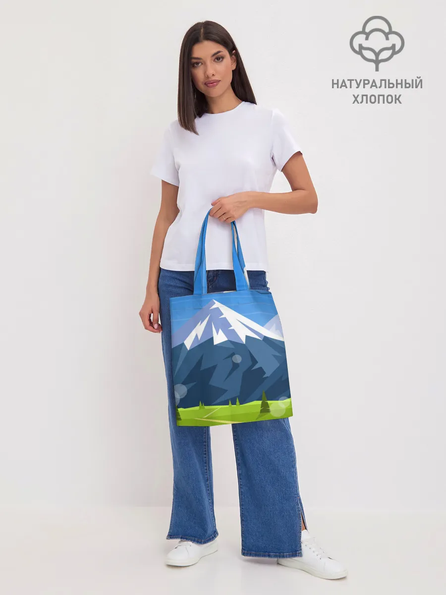 Шоппер база / Горы пейзаж природа вектор