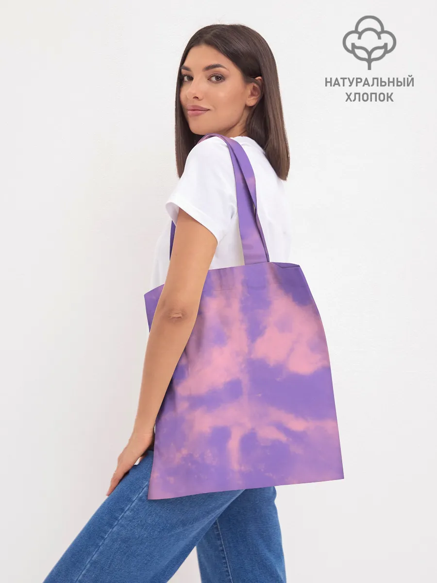 Шоппер база / Фиолетовый ТАЙ ДАЙ