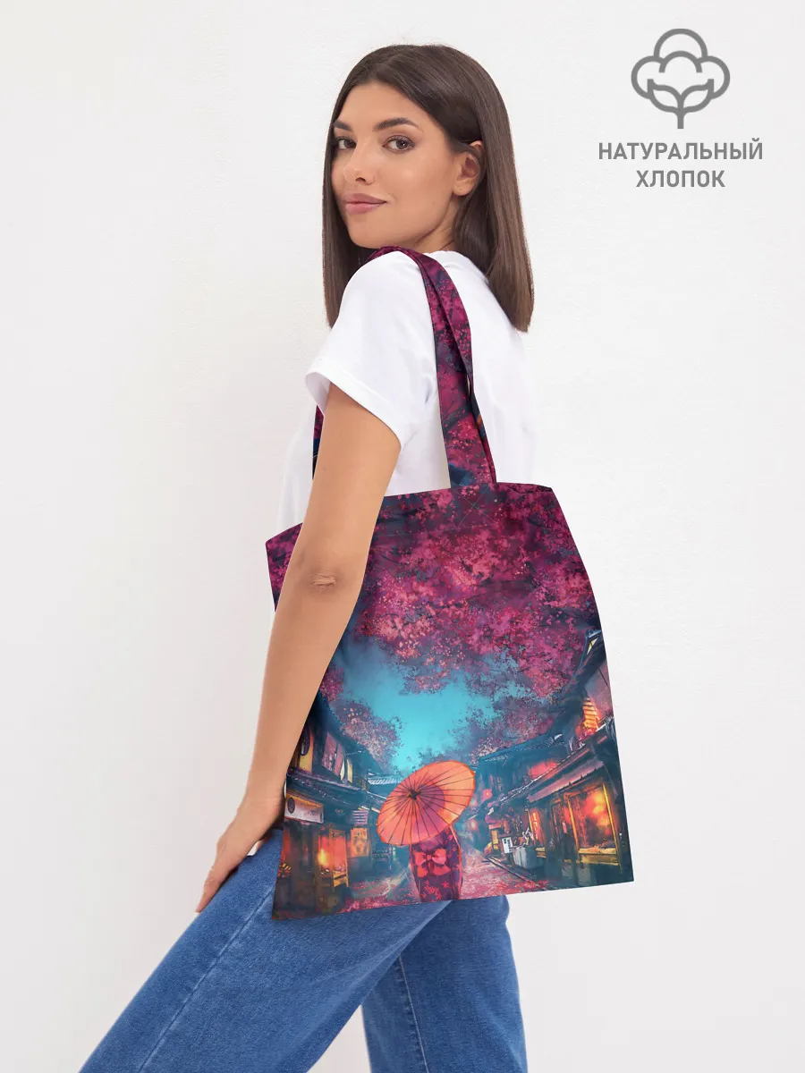 Шоппер база / Фестиваль сакуры кот и гейша