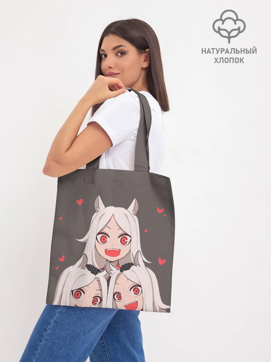 Шоппер база / Cerberus с сердечками Helltaker