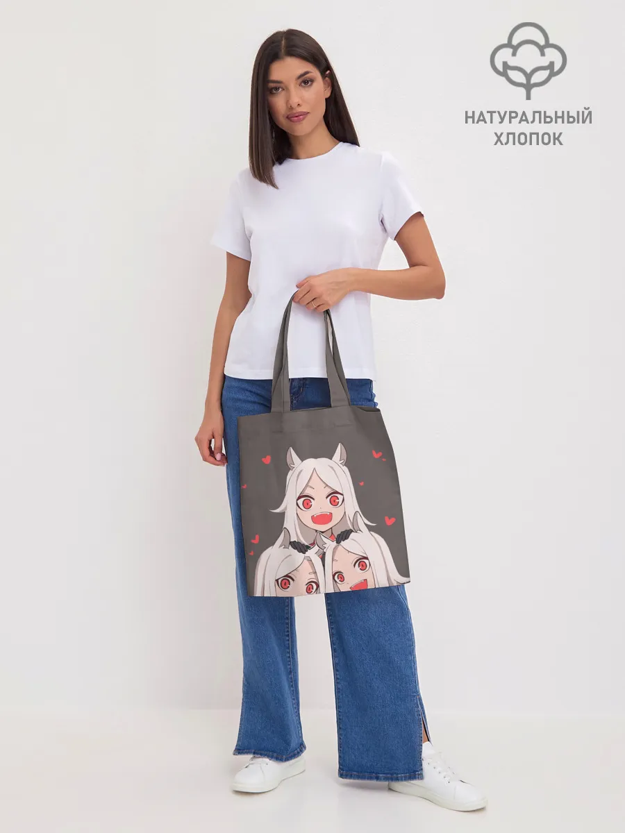 Шоппер база / Cerberus с сердечками Helltaker