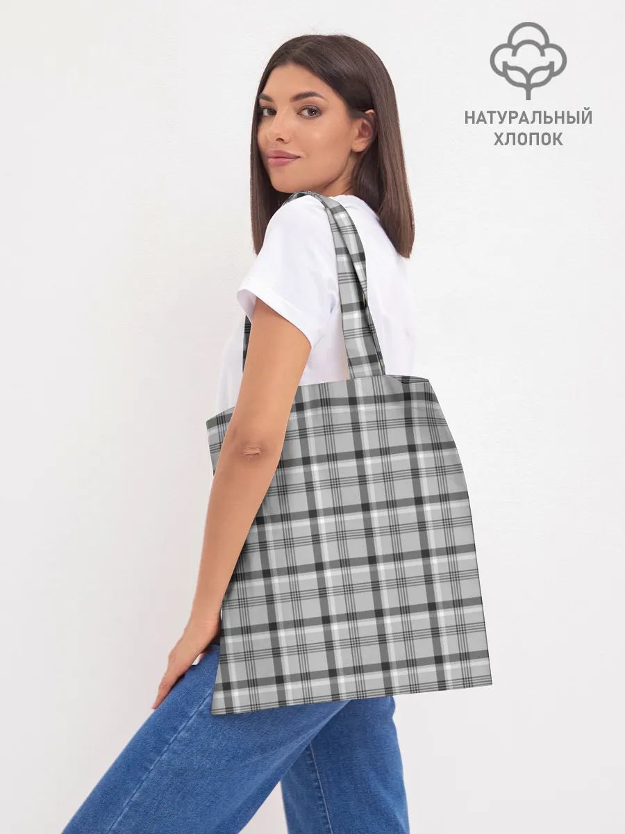 Шоппер база / Черная клеточка