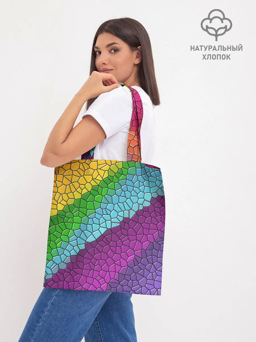 Шоппер база / Яркая мозаика