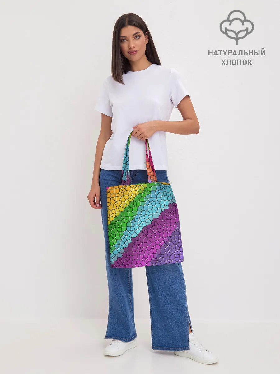 Шоппер база / Яркая мозаика