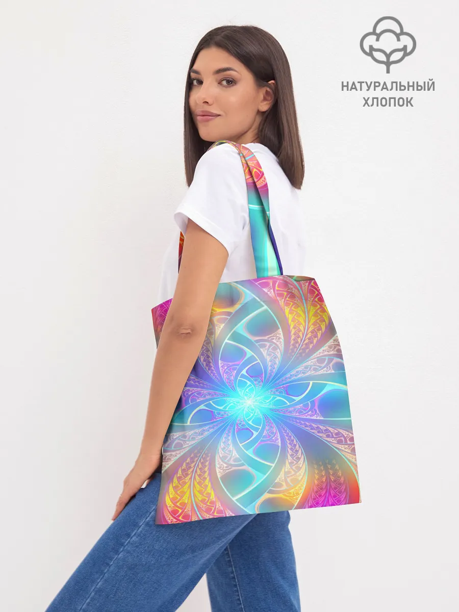 Шоппер база / Узоры / Абстракция /Неон