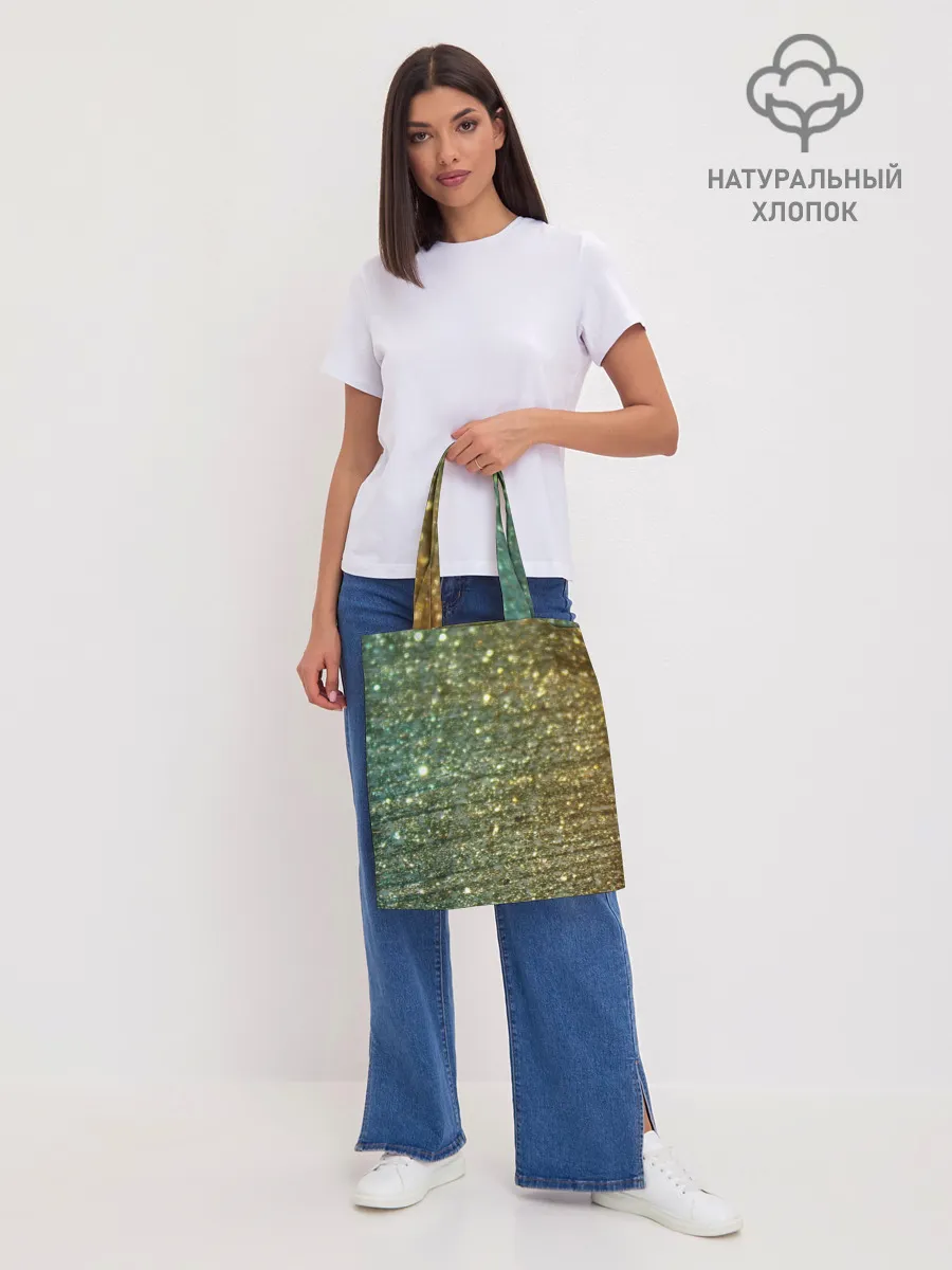 Шоппер база / Бирюзовый блеск