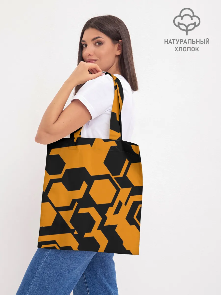 Шоппер база / КИБЕРПАНК, жёлтый