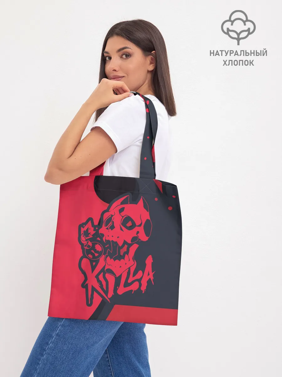 Шоппер база / KILLA красная