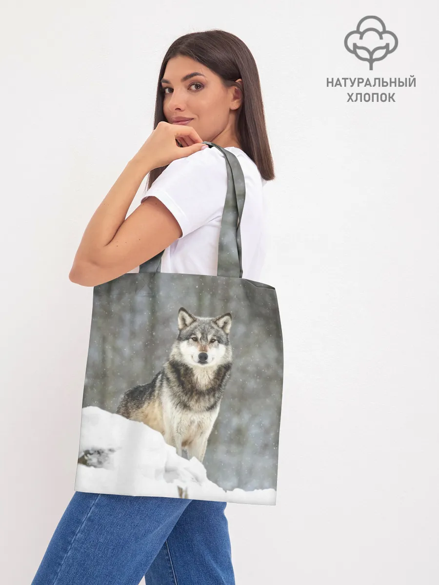 Шоппер база / Волк и снег