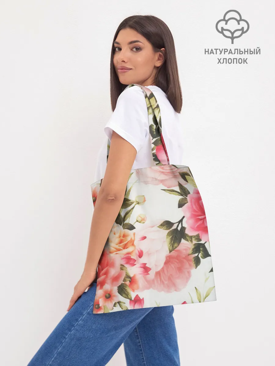 Шоппер база / Нежный букет