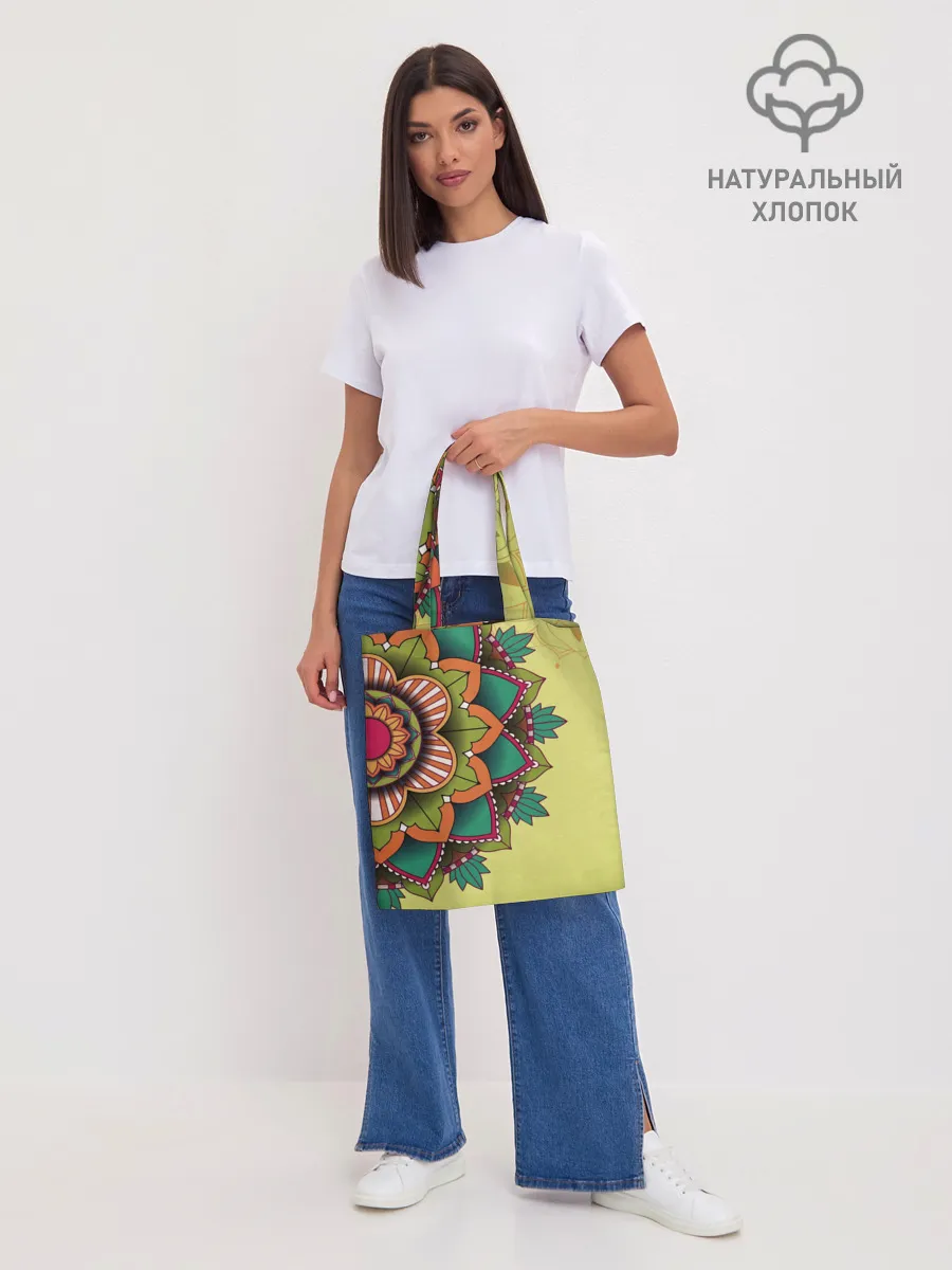 Шоппер база / мандала узор тату