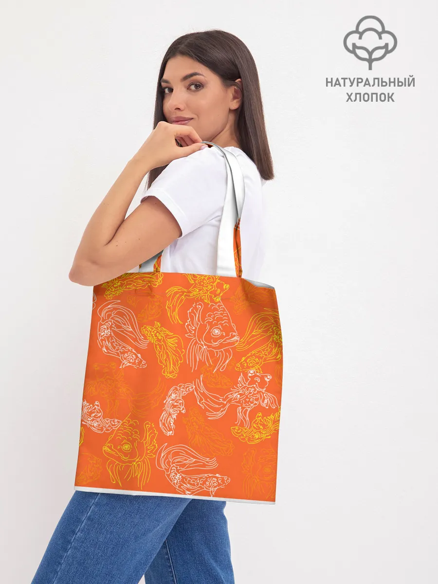 Шоппер база / Нарисованные рыбки