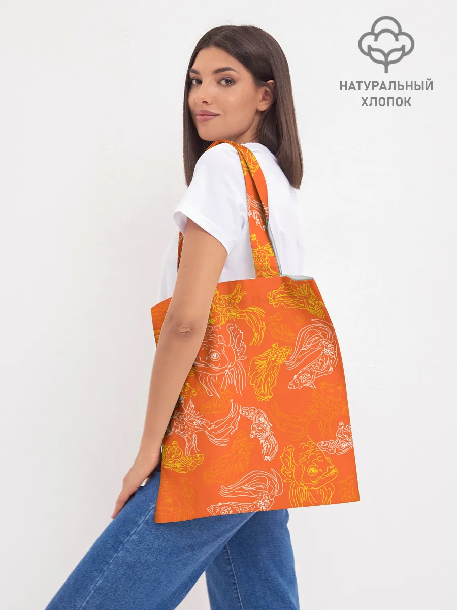 Шоппер база / Нарисованные рыбки