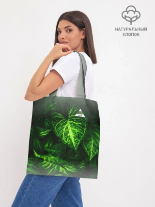 Шоппер база / Листья зеленые CODE ERROR 404