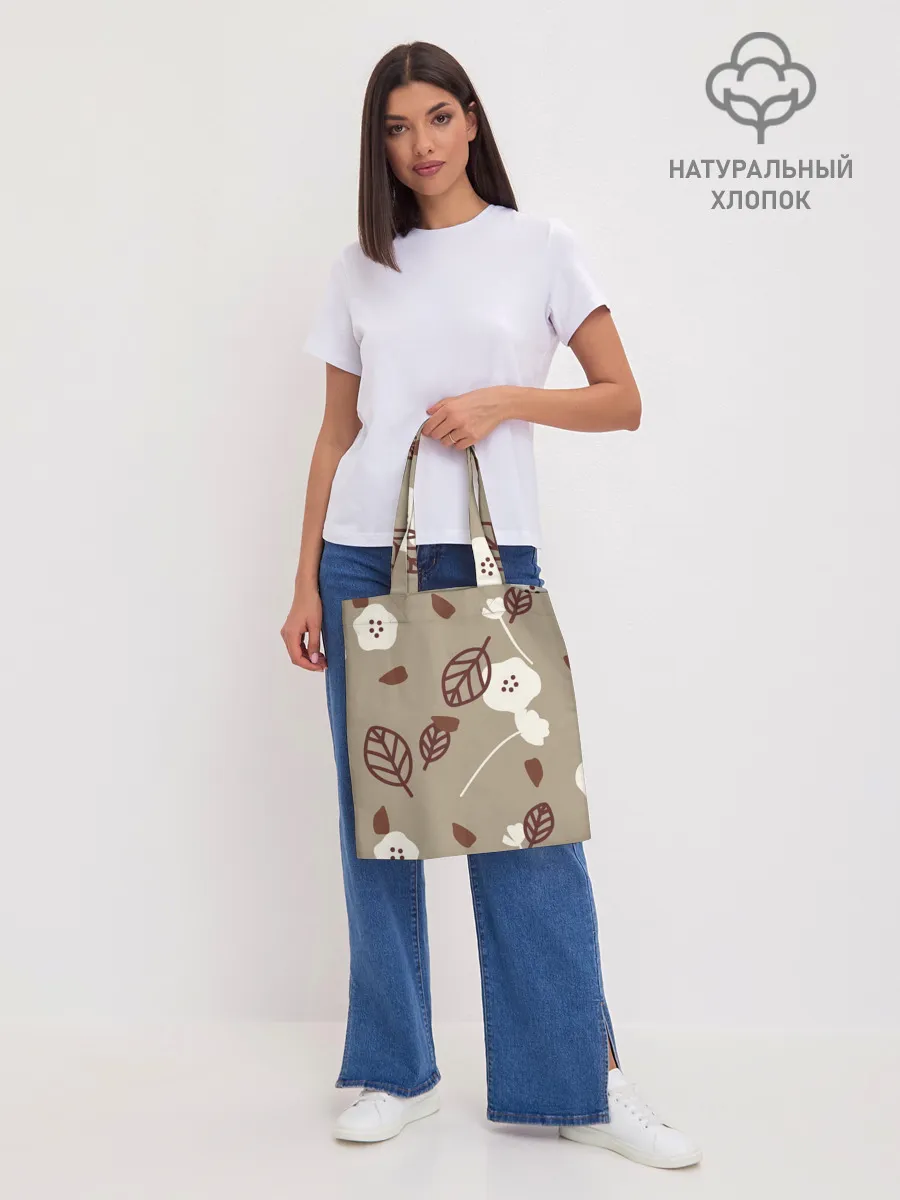 Шоппер база / Цветочный принт