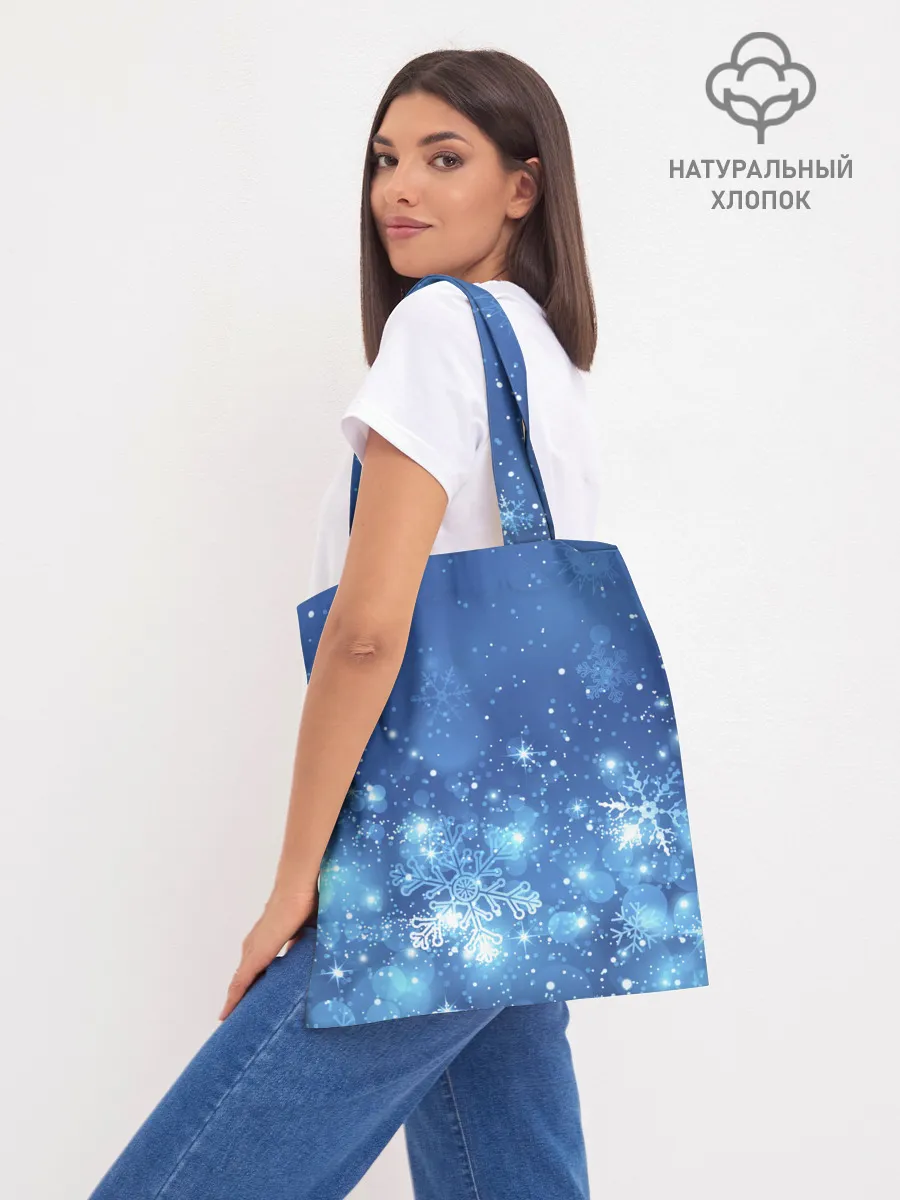 Шоппер база / Снежинки.