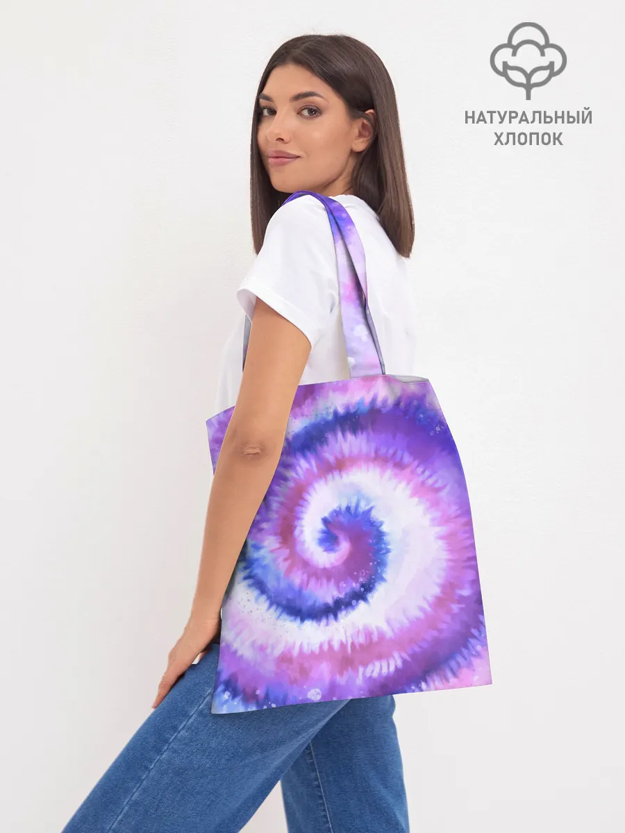 Шоппер база / TIE-DYE PURPLE